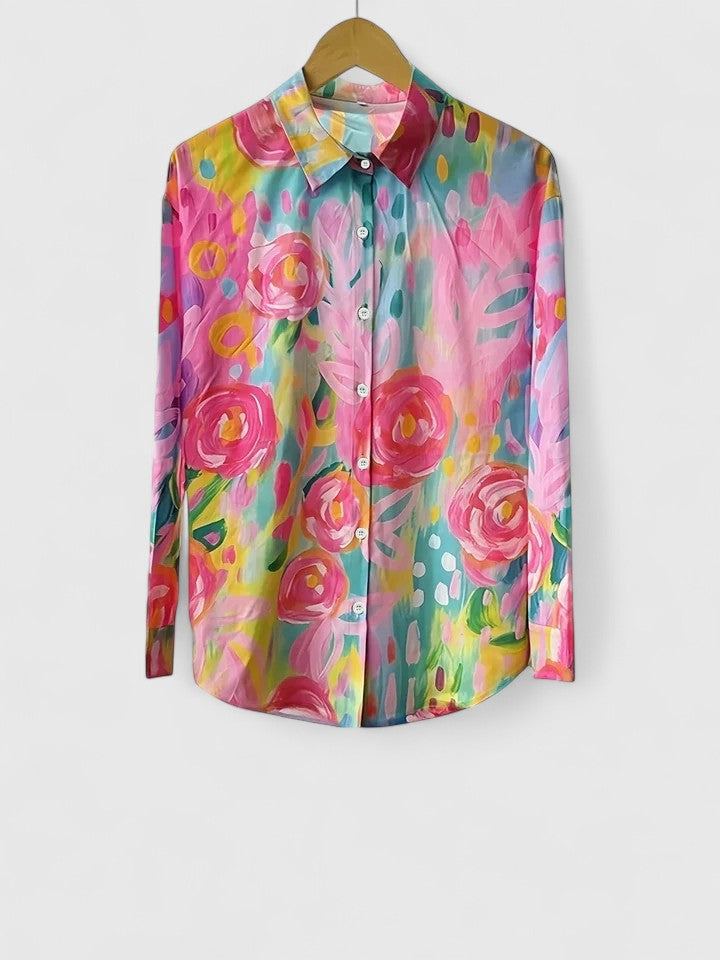Aurielle™ Riviera Print Blouse