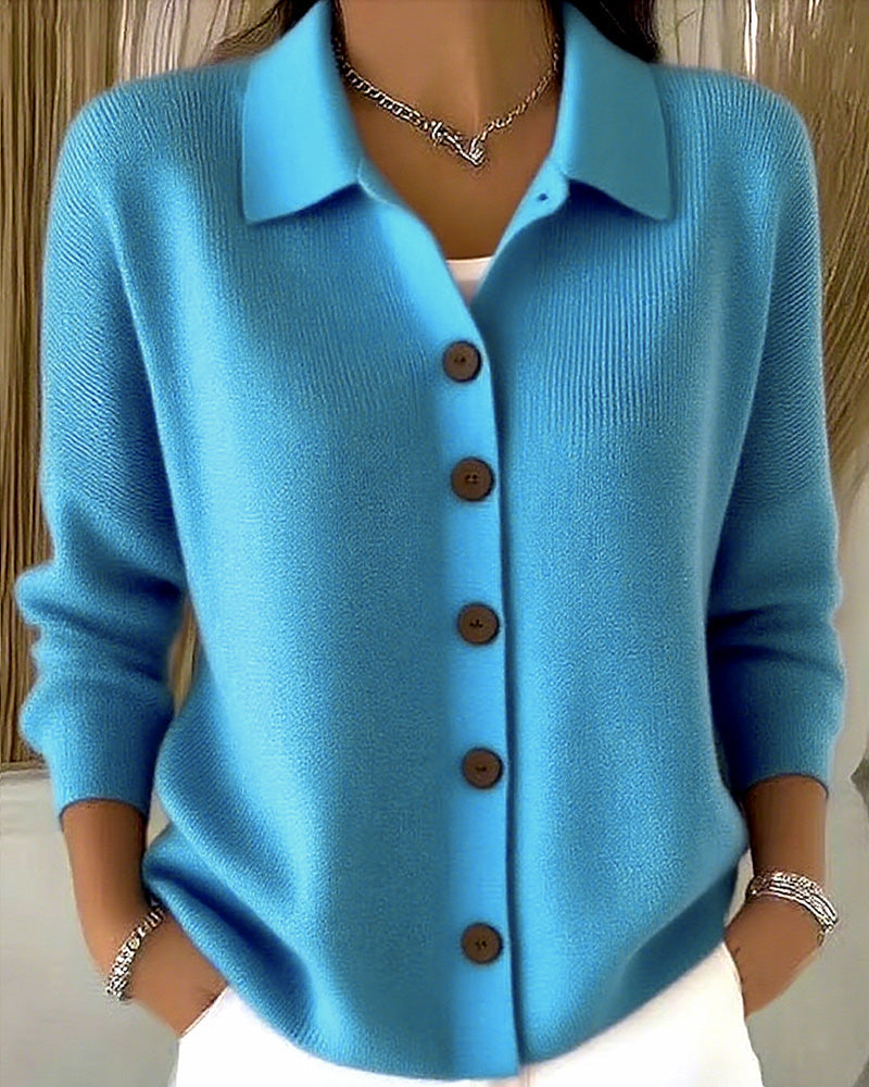 Camille™ | Soft Button Knit Cardigan