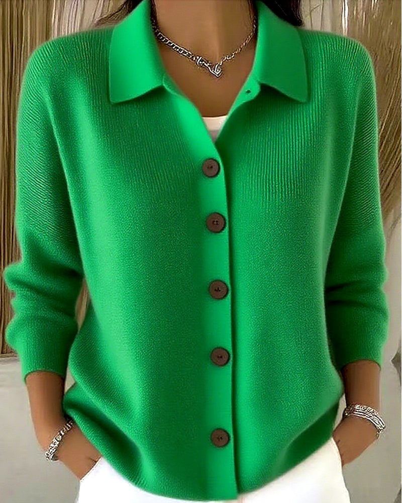 Camille™ | Soft Button Knit Cardigan