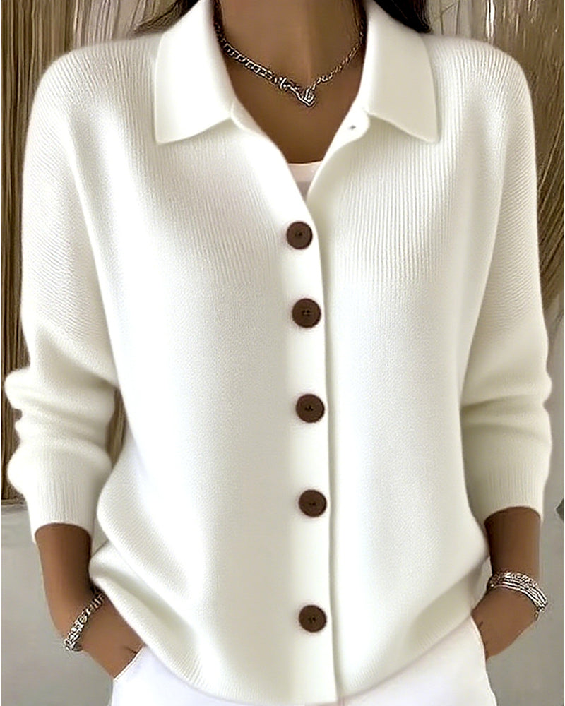 Camille™ | Soft Button Knit Cardigan