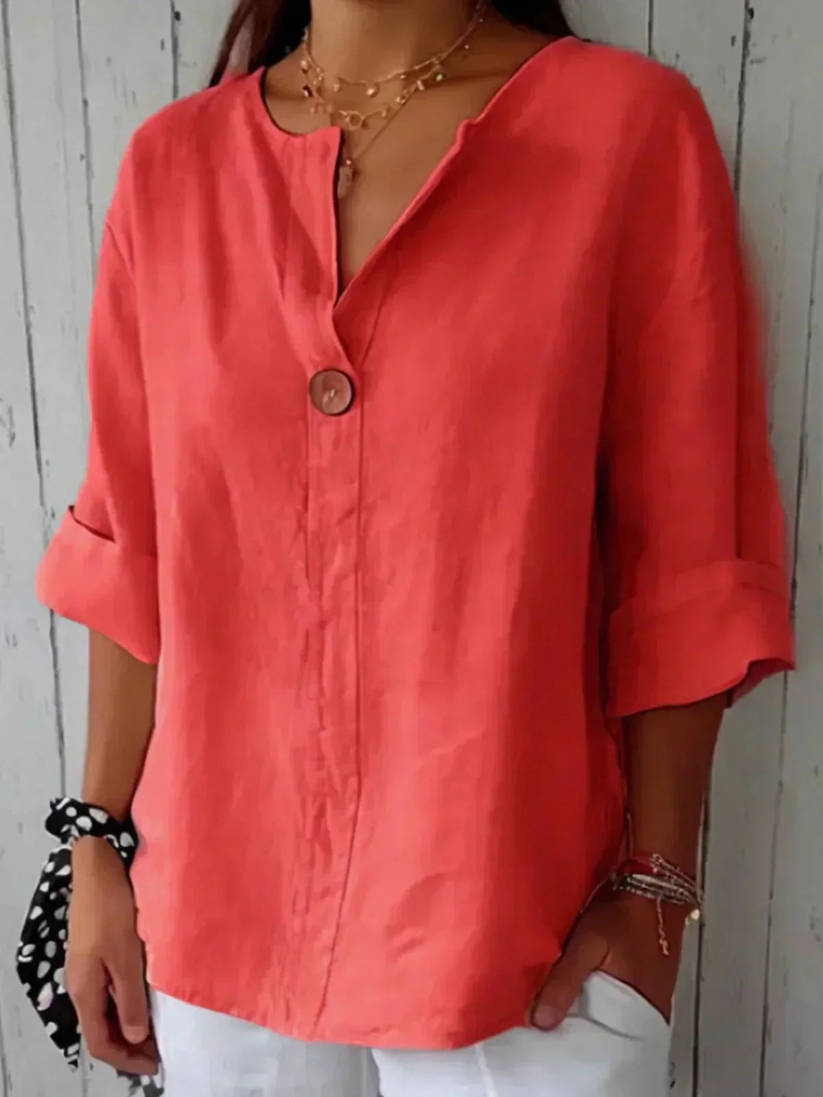Josie | Relaxed V-Neck Top