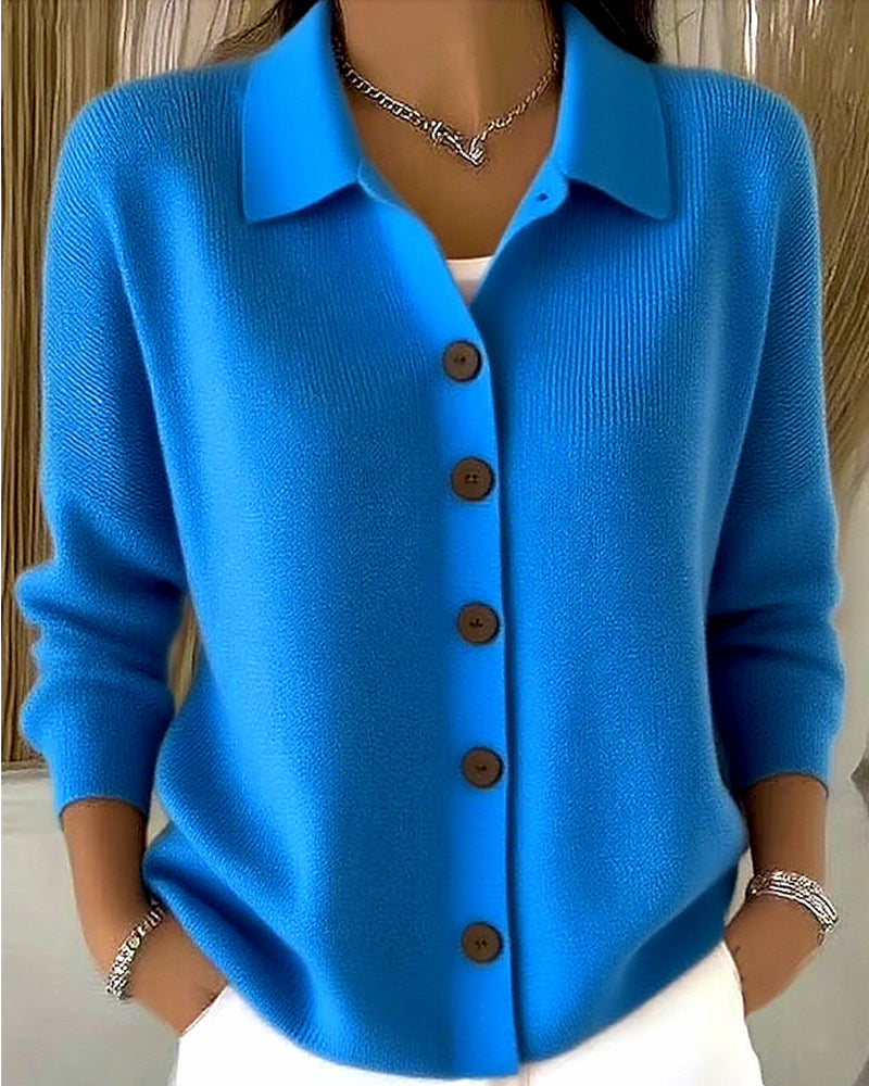 Camille™ | Soft Button Knit Cardigan