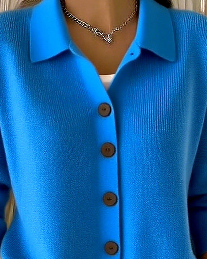Camille™ | Soft Button Knit Cardigan