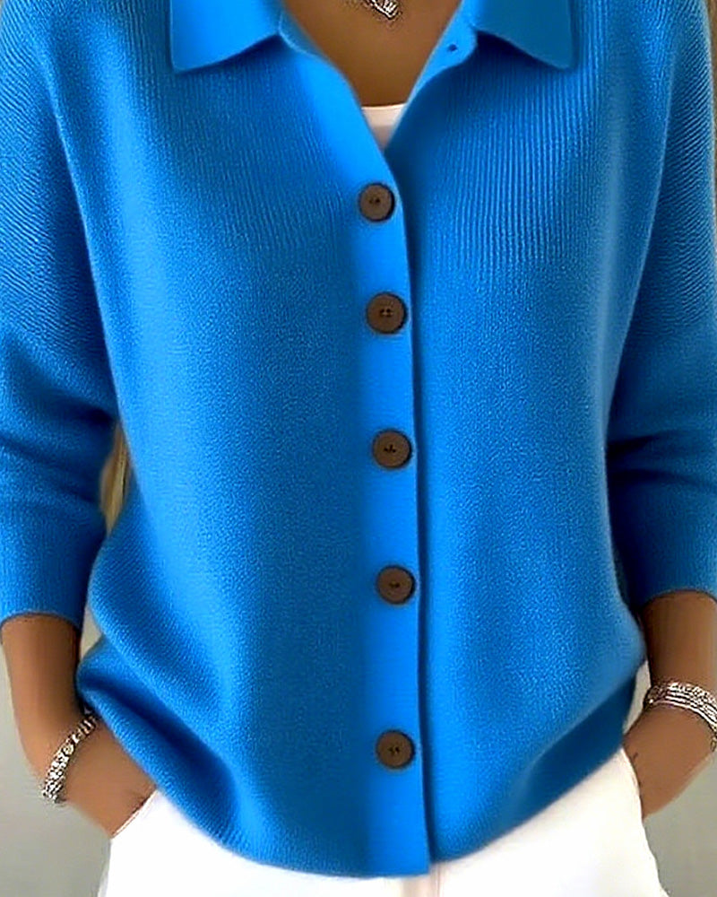 Camille™ | Soft Button Knit Cardigan