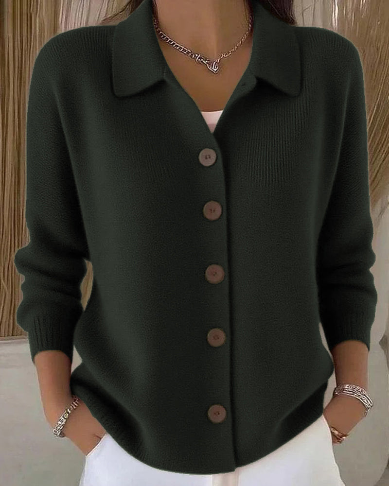 Camille™ | Soft Button Knit Cardigan