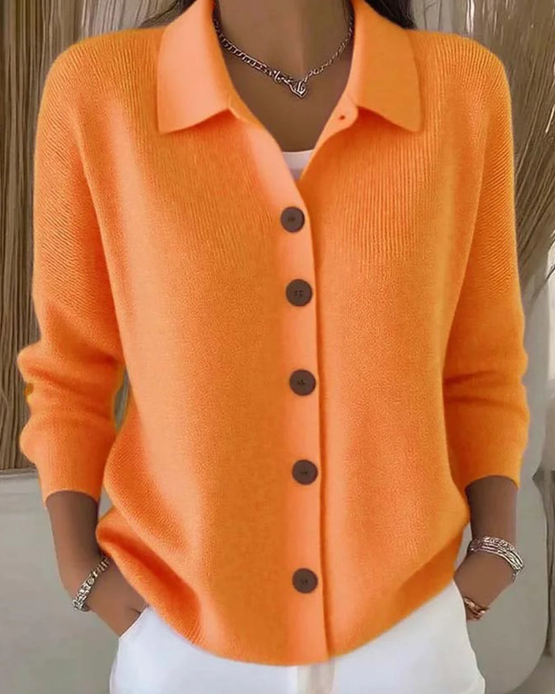 Camille™ | Soft Button Knit Cardigan